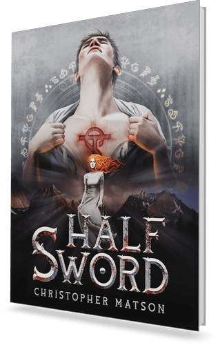 Book cover: Half Sword
